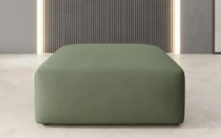 Beistellhocker 80 cm Snug aus Stoff