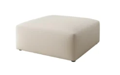 Beistellhocker 80 cm Snug aus Stoff