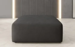 Beistellhocker 80 cm Snug aus Stoff