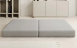 Beistellhocker Lazy in Bouclé