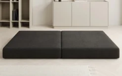 Beistellhocker Lazy in Bouclé