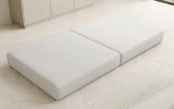 Beistellhocker Lazy in Bouclé