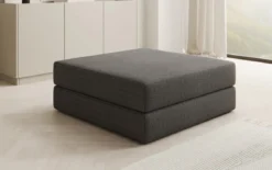 Beistellhocker Lazy in Bouclé