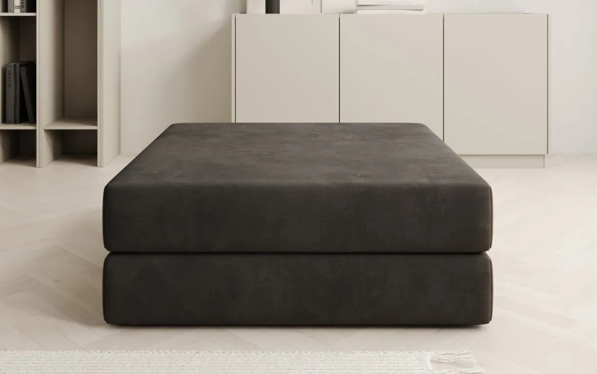 Beistellhocker Lazy in Samt