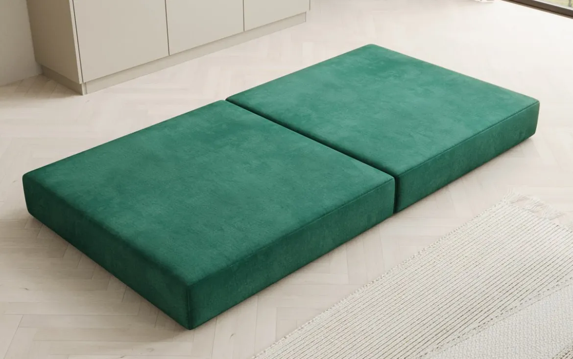 Beistellhocker Lazy in Samt