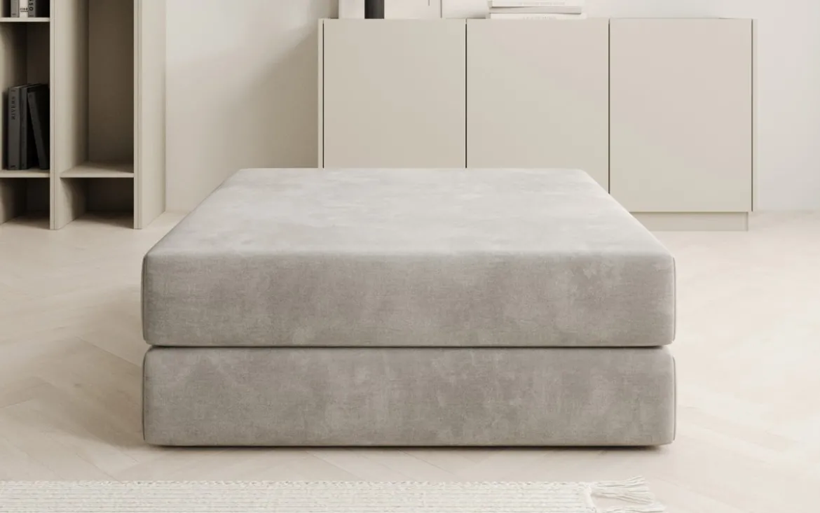 Beistellhocker Lazy in Samt