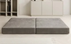 Beistellhocker Lazy in Samt