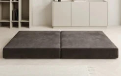 Beistellhocker Lazy in Samt