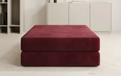 Beistellhocker Lazy in Samt