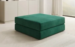 Beistellhocker Lazy in Samt