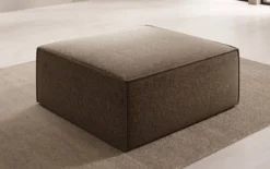 Beistellhocker Lesley in Strukturstoff
