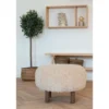 Beistellhocker Lizzy – Flauschiger Komfort