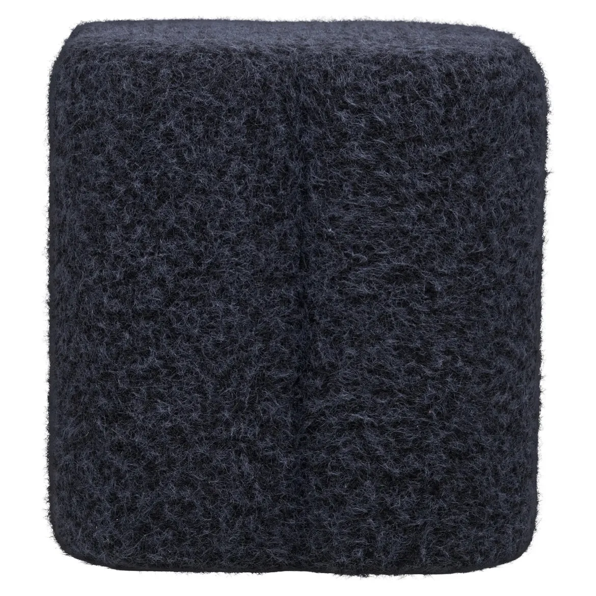 Beistellhocker Mercury - aus blauem Polyester