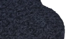 Beistellhocker Mercury - aus blauem Polyester