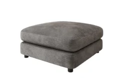 Beistellhocker Thalessa in Cord 90x90cm