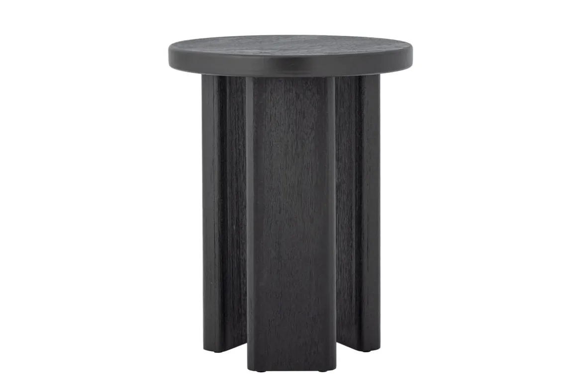 Beistelltisch Arno – Grafisches Design in Schwarz