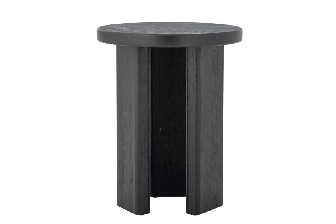 Beistelltisch Arno – Grafisches Design in Schwarz