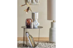 Beistelltisch Jenny – Schwarzes Metall im modernen Design