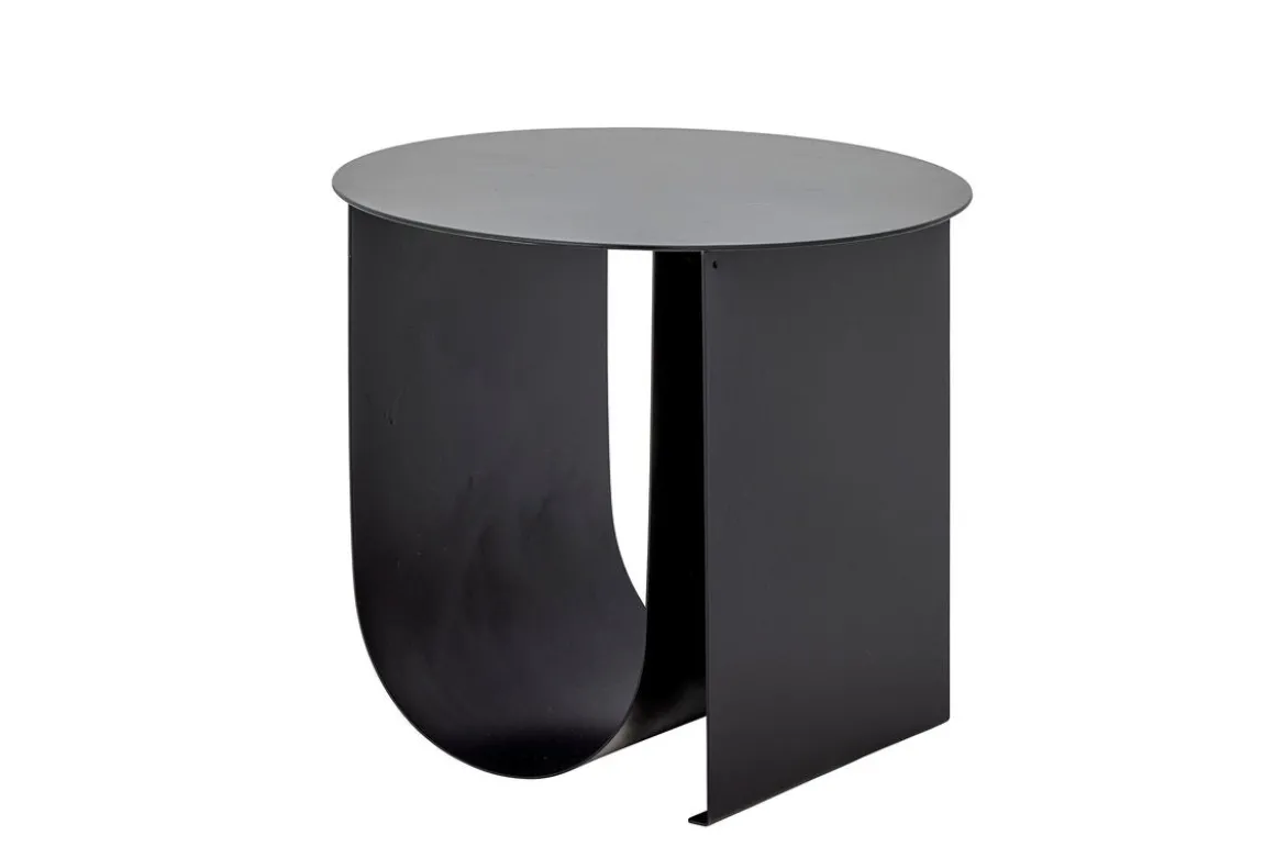 Beistelltisch Jenny – Schwarzes Metall im modernen Design