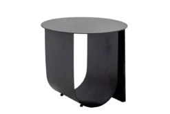 Beistelltisch Jenny – Schwarzes Metall im modernen Design