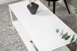 Beistelltisch Lichtberg - Schlichtes Design in Weiß