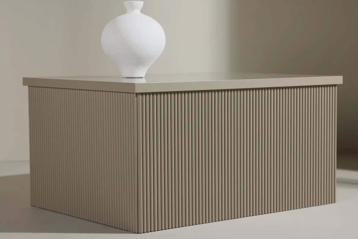 Beistelltisch Luna – in elegantem Beige