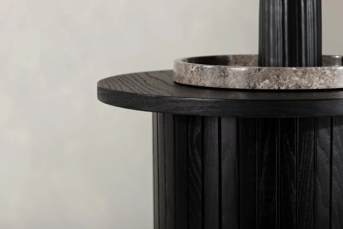 Beistelltisch Nala – modernes Design mit Rippendetails