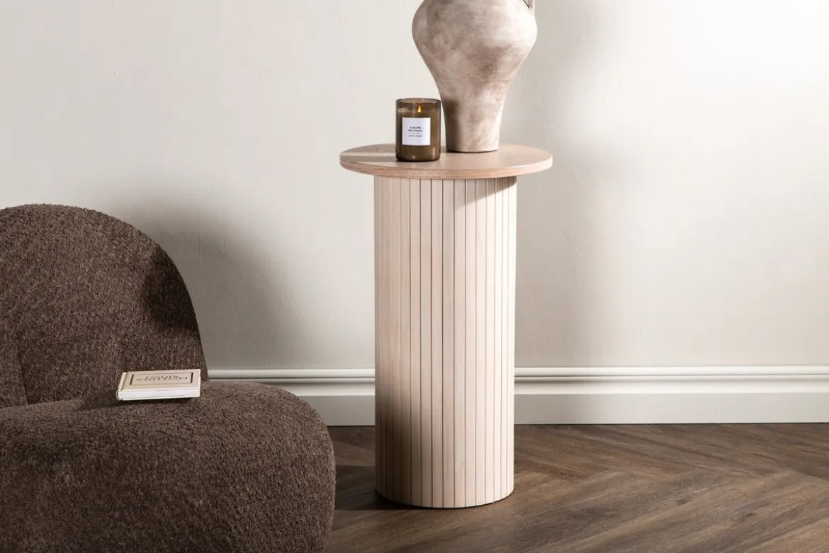 Beistelltisch Nala – modernes Design mit Rippendetails