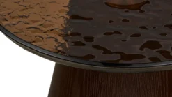 Beistelltisch Oliviera - mit einer Tischplatte aus Glas