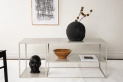 Beistelltisch Skapa - Schlichtes Design in Beige