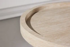 Beistelltisch Tavira – Ø60 cm in Beige