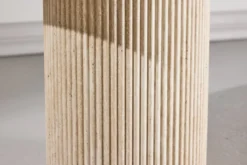 Beistelltisch Tavira – Ø60 cm in Beige