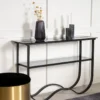 Beistelltisch Velo – modernes Design mit Glasplatte