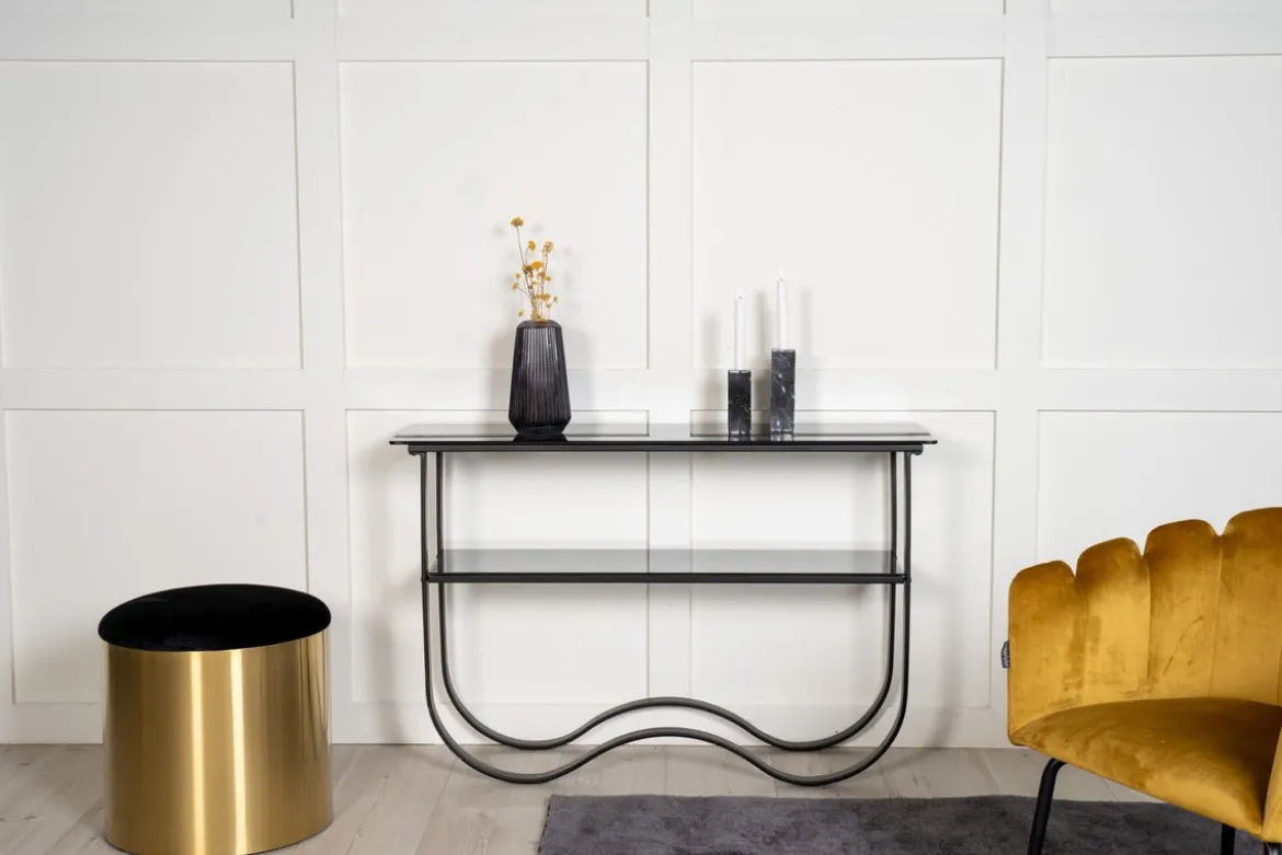 Beistelltisch Velo – modernes Design mit Glasplatte