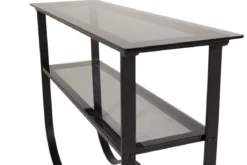 Beistelltisch Velo – modernes Design mit Glasplatte
