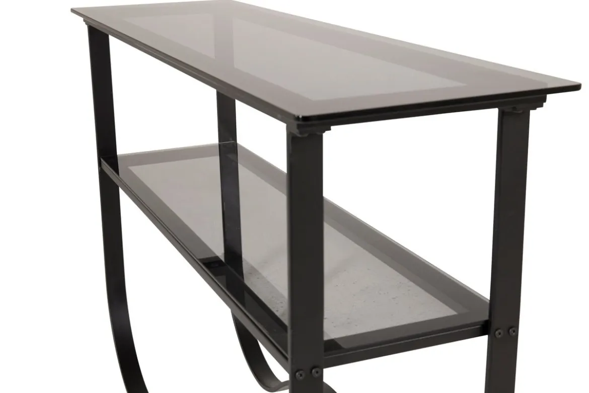 Beistelltisch Velo – modernes Design mit Glasplatte