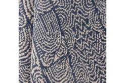 Überwurfdecke Hena - Blau, aus recycelter Baumwolle