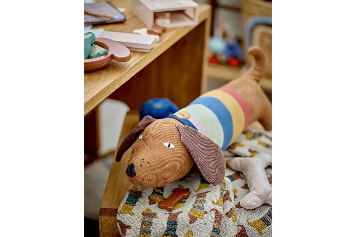 Überwurfdecke Louie - Bunt, aus recycelter Baumwolle