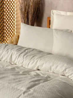 Bettwäsche-Set Beige – 100% Baumwolle Ranforce