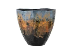 Blumentopf Almeria – Reaktive Glasur in mediterranen Farbtönen
