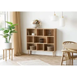 Blumentopf „Avelino“ – Weißer Stahl-Look mit Struktur
