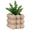 Blumentopf „Caviano“ – Verspieltes Kugeldesign aus Steingut