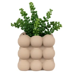 Blumentopf „Caviano“ – Verspieltes Kugeldesign aus Steingut