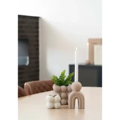 Blumentopf „Caviano“ – Verspieltes Kugeldesign aus Steingut