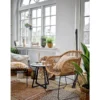 Blumentopf Dorson – schwarzes Steingut