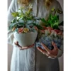 Blumentopf „Florena“ – Buntes Steingut