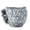 Blumentopf „Florin“ – Blaues Steingut