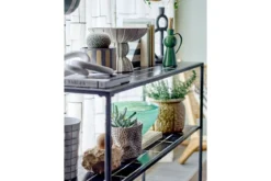 Blumentopf Karsen – Rustikales Steingutdesign in warmem Braun