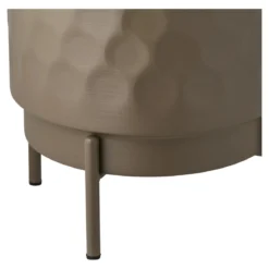 Blumentopf „Ravira“ – Stahl in elegantem Braun
