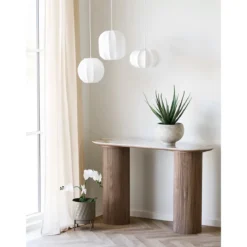 Blumentopf „Ravira“ – Stahl in elegantem Braun